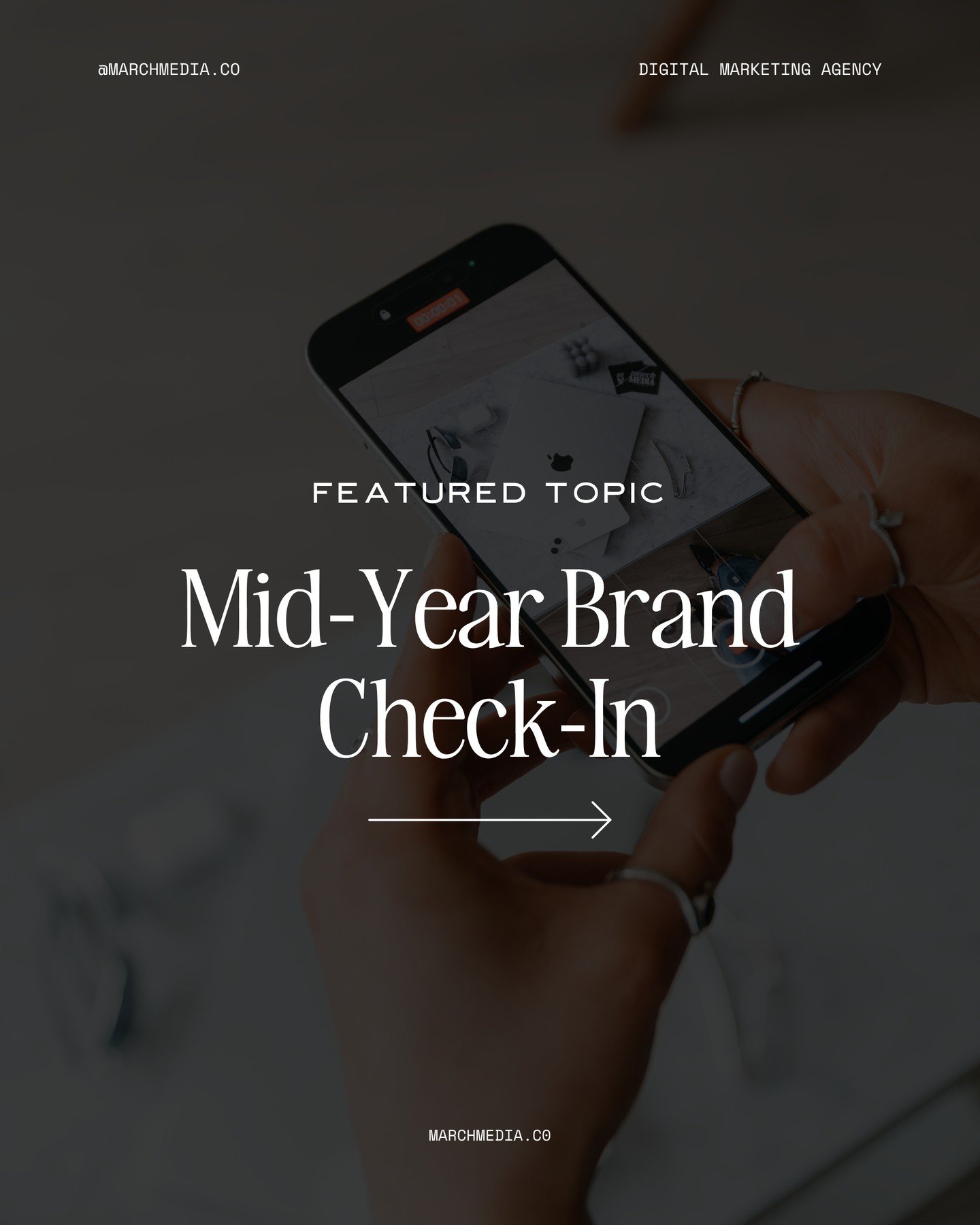 Before you hit full summer mode, this is your cue to zoom out, take stock, and make sure your brand is still working for you&mdash;not just running on autopilot. ⁠
⁠
Here&rsquo;s your mid-year self-check:⁠
⁠
✨ Revisit your vision: Does your brand sti