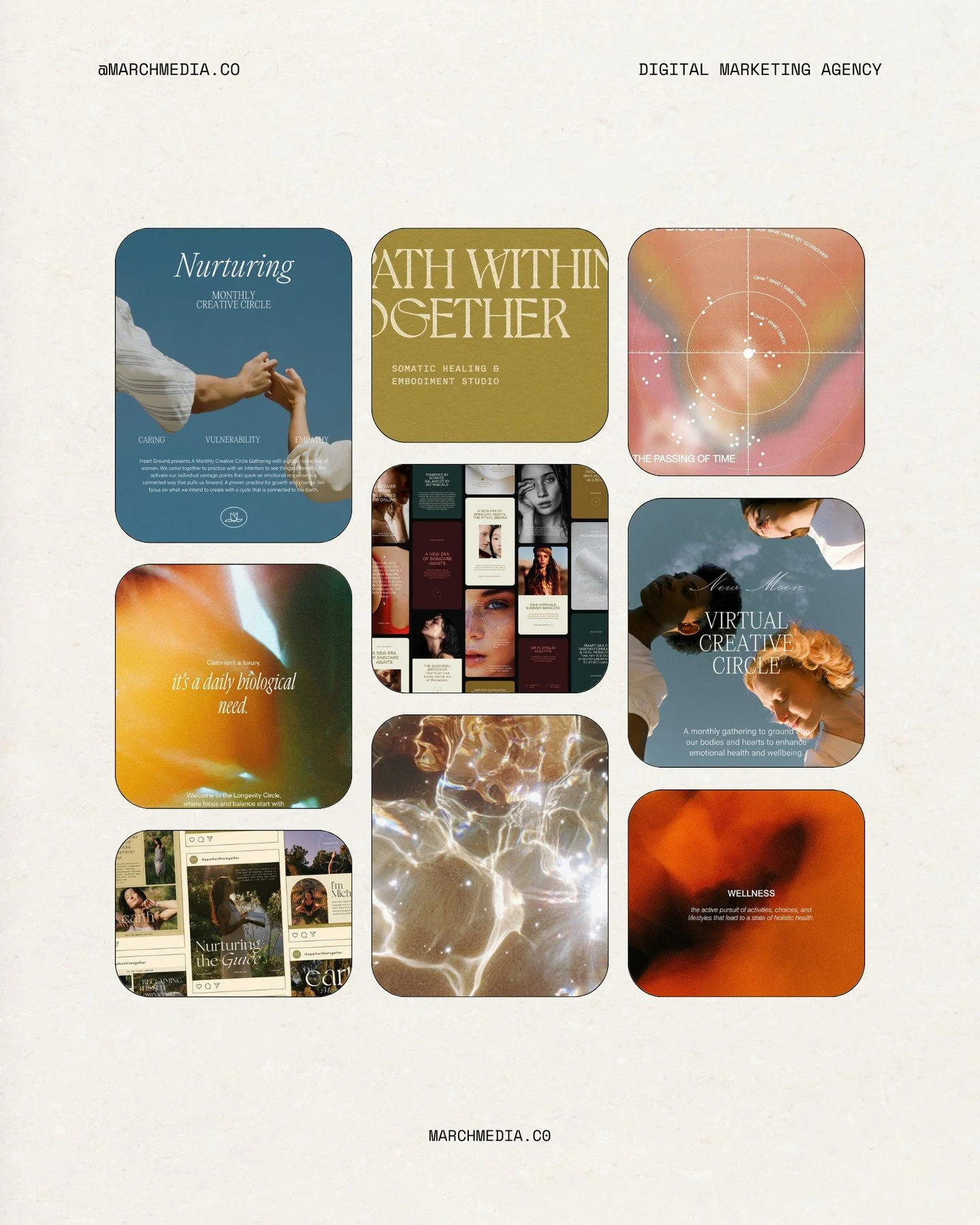 Hello, Moodboard Monday! ✨⁠
⁠
Today we&rsquo;re sharing an art direction that didn&rsquo;t make the final cut. The brand ultimately evolved in a different direction, but this concept was too good not to share.⁠
⁠
It&rsquo;s a reminder that branding d