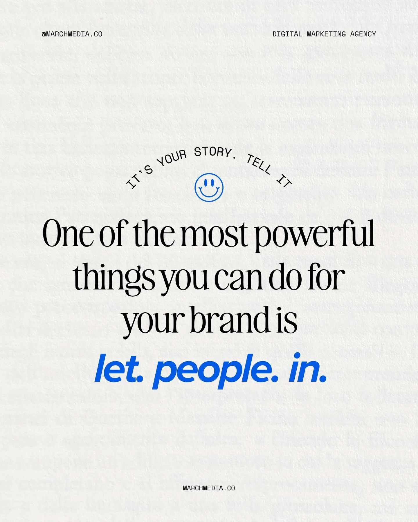 It&rsquo;s your story. Tell it.⁠
⁠
One of the most powerful things you can do for your brand is let people in.⁠
⁠
Not just into what you do, but why you do it.⁠
⁠
✨️ The pivots.⁠
⁠
✨️ The lessons.⁠
⁠
✨️ The messy middle.⁠
⁠
The moments that shaped yo