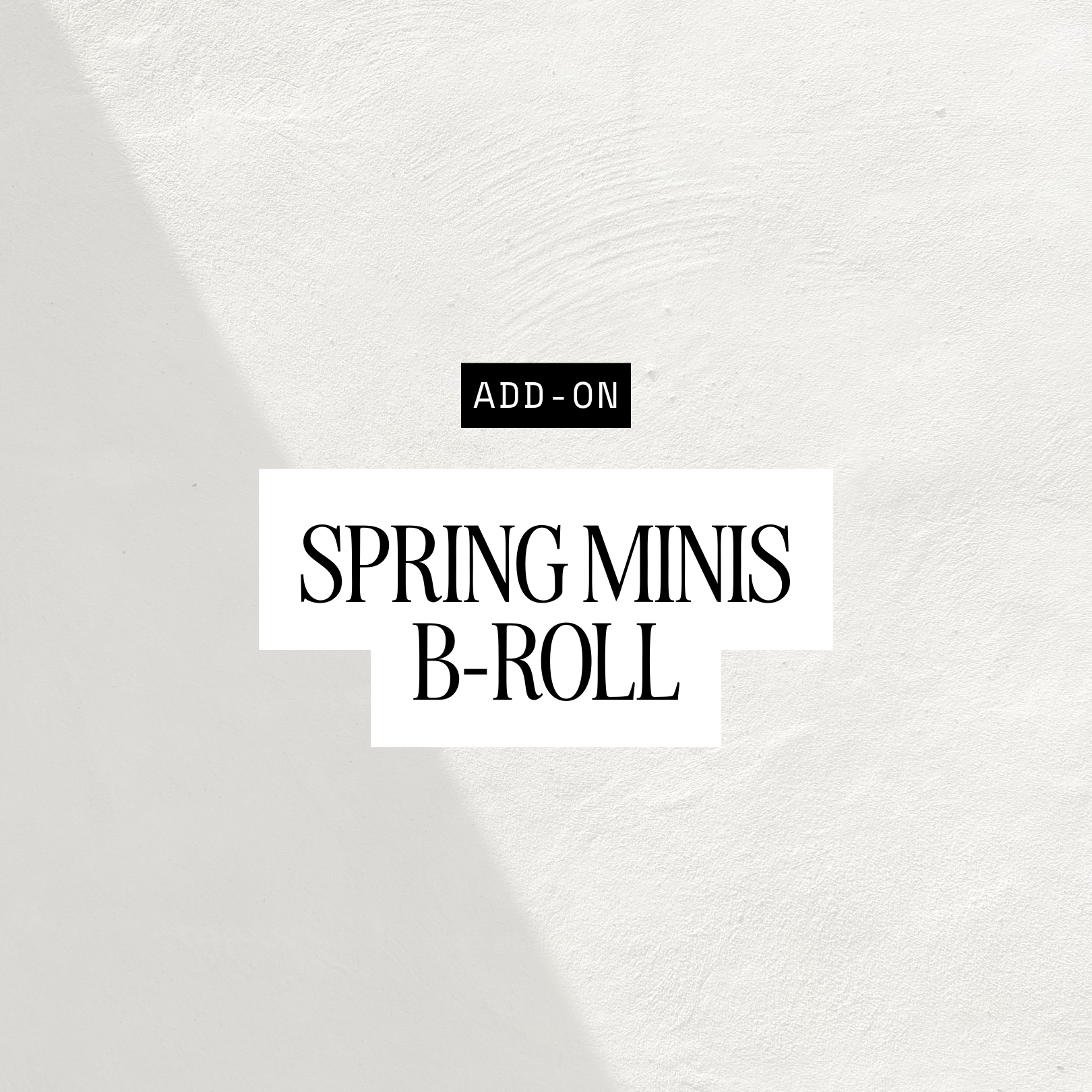 Add-On: Spring Photo Day 2026 B-Roll