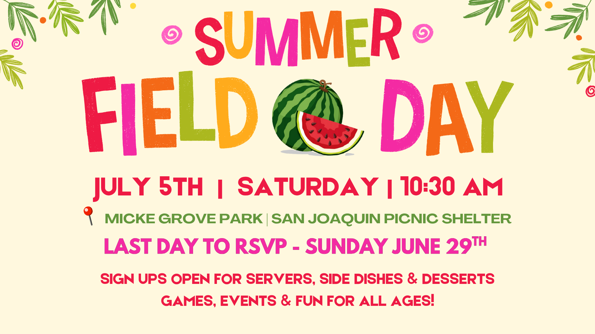 CHURCH FIELD DAY