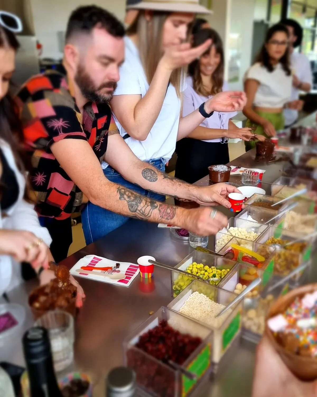 CREATING MEMORIES!
This sums up our day! 
School friends reconnecting, eating, laughing and a tipple tasting. 
This is exclusively designed for  Epic Taste Experiences. 
Chocolate + Wine = Memories...and lots of laughing!