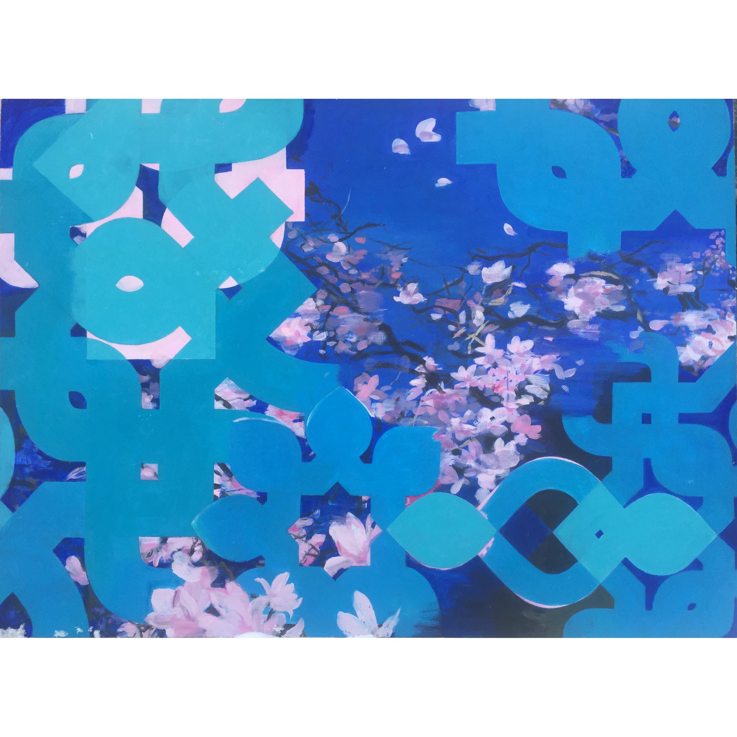 Blossom | 2016 | acrylic on canvas | 90 x 122cm