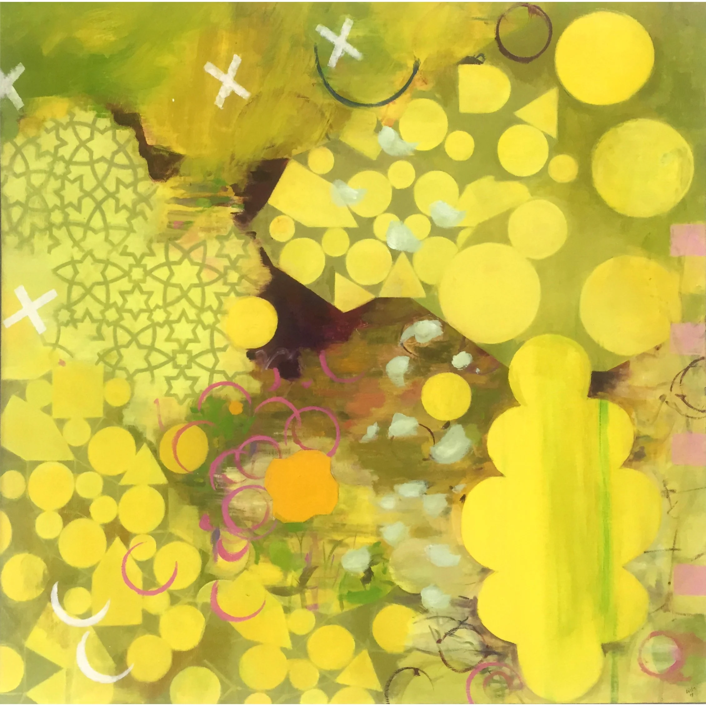 Mantle | 2019 | oil on canvas | 91.5 x 91.5cm