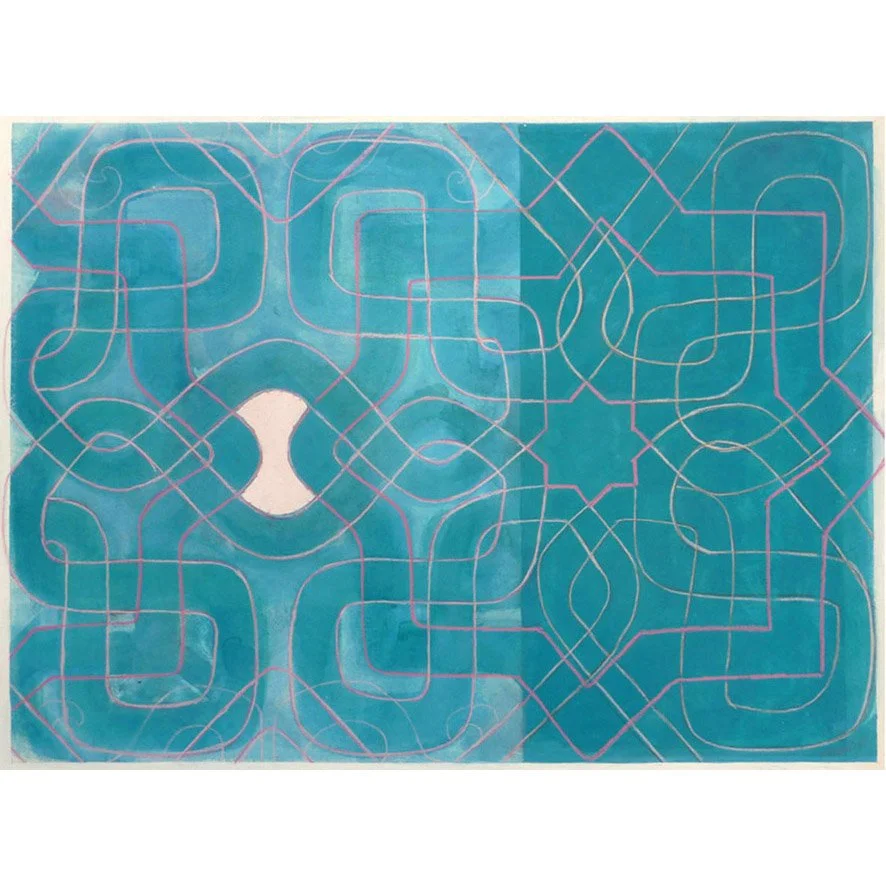 Entangled | 2009 | gouache & coloured pencil on paper | 43 x 63cm