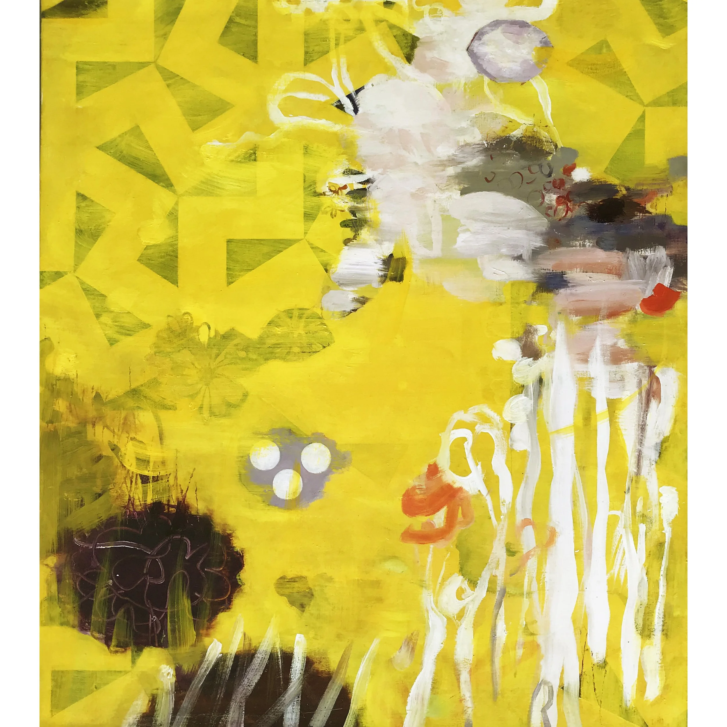 Compositae | 2018 | oil on canvas | 91.5 x 71cm