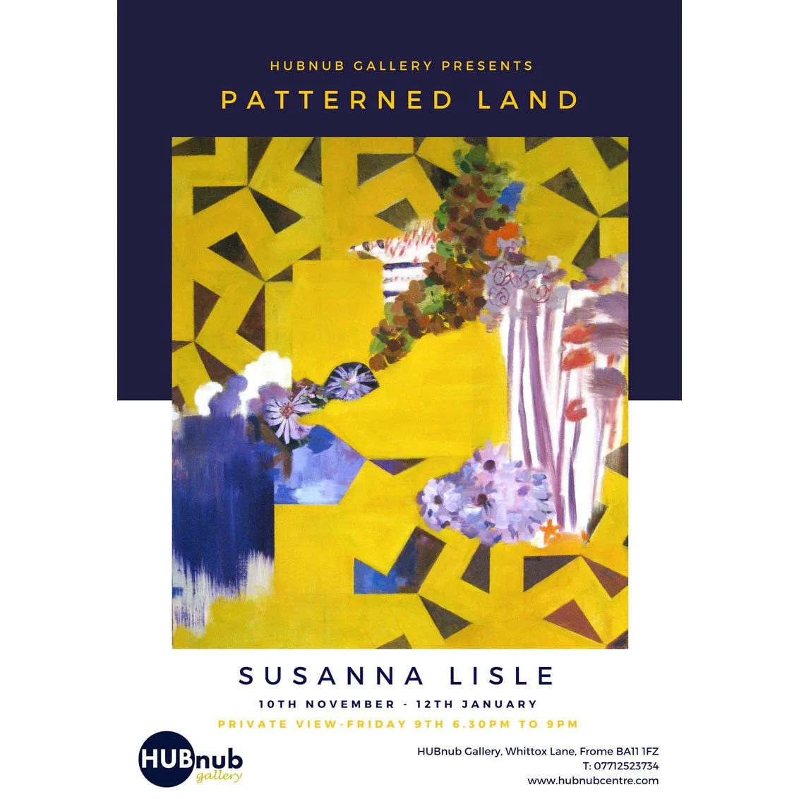 Patterned Land | Exhibition Hubnub Gallery Frome | 2018
