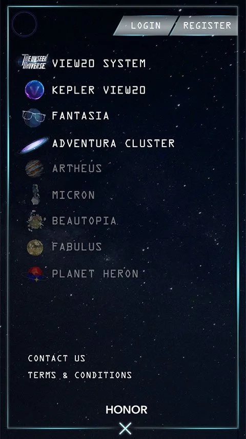 3. HUD (Heads-up display) Overlay as the menu
