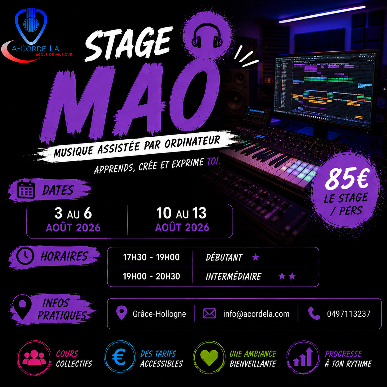 (Nouveau) Stage MAO