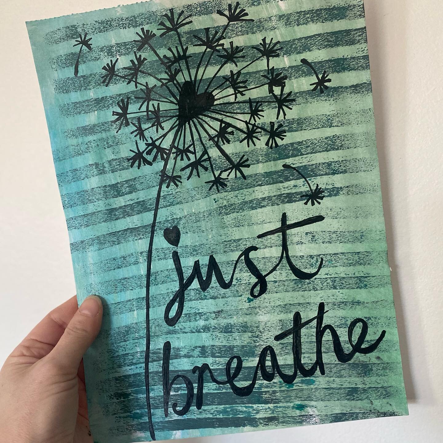 Think we all need a reminder of this most of the time. I certainly do!

#breathe #breatheinbreatheout #calm #breathwork #mixedmedia #surfacepatterndesign #surfacepatterncommunity #printdesign #illustration #mantra #affirmations #artjournal