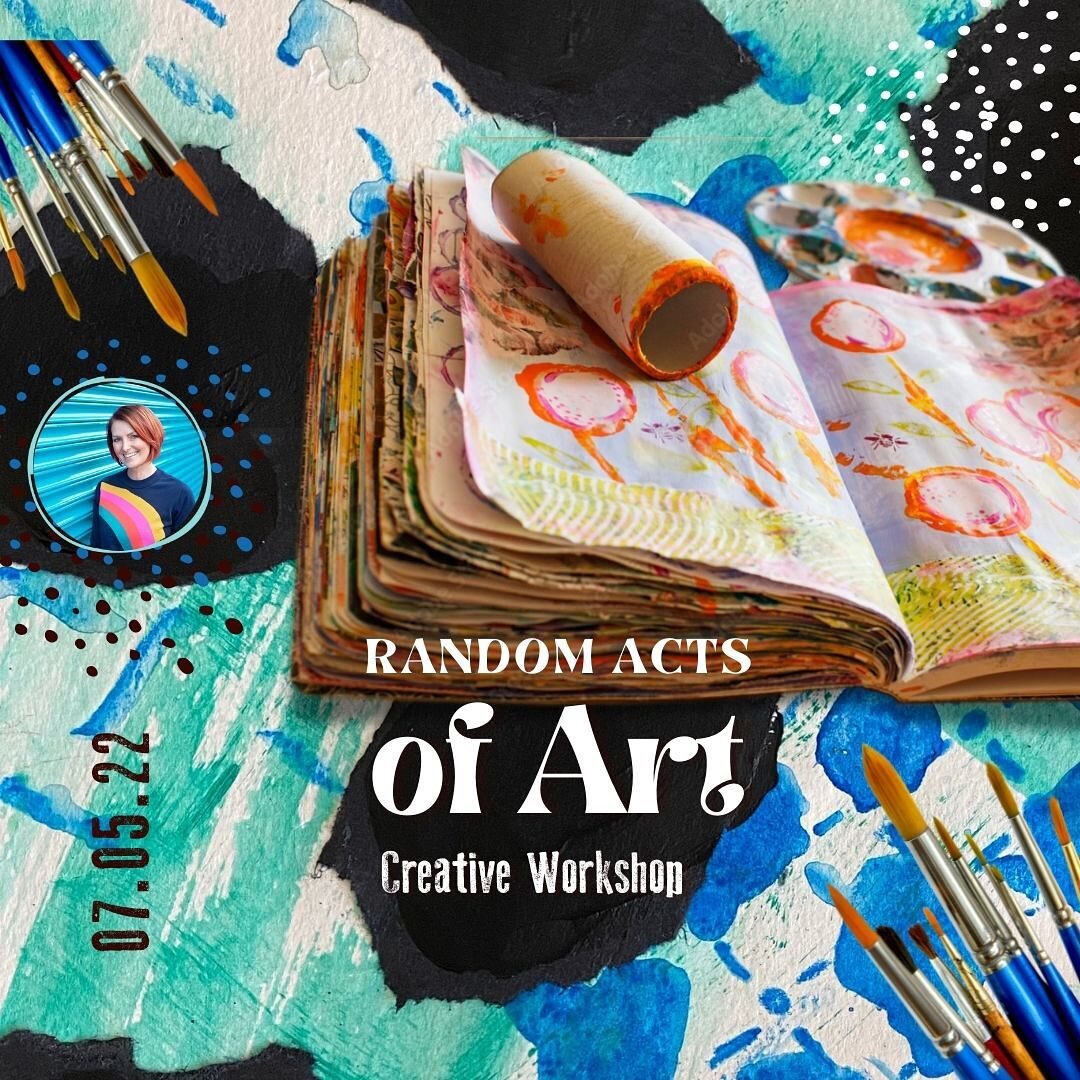 Workshop time! An introduction to the mindful practice of art mixed media journalling and pattern making. I believe passionately that creativity is so powerful to our mental well-being and art journaling is the perfect way to get started.

Suitable f