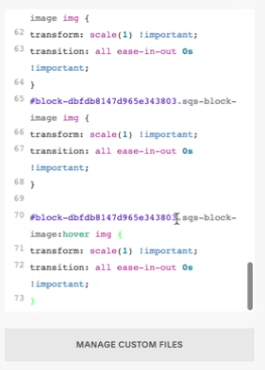 How to apply zoom when hovering over images in Squarespace — Senna Studio.