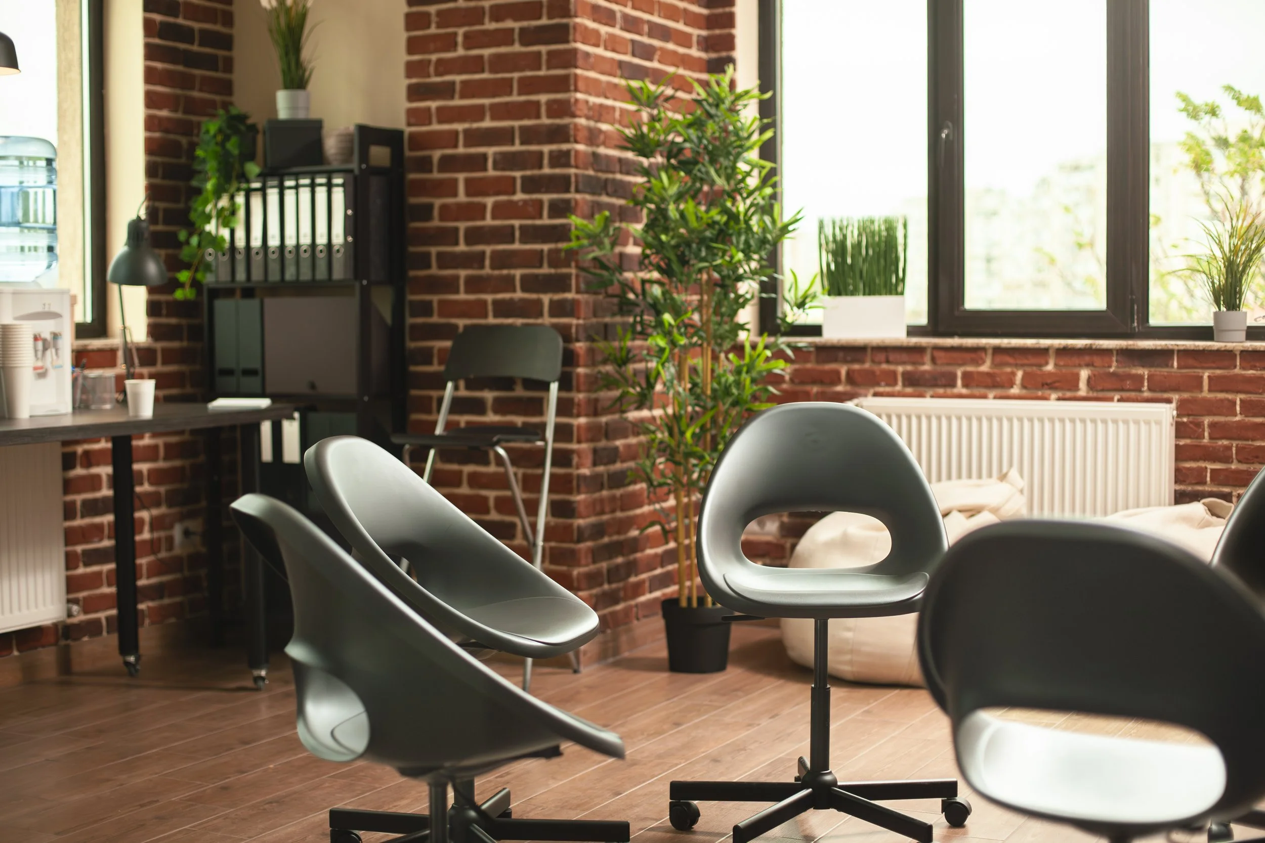 A Mental health professional's private practice office