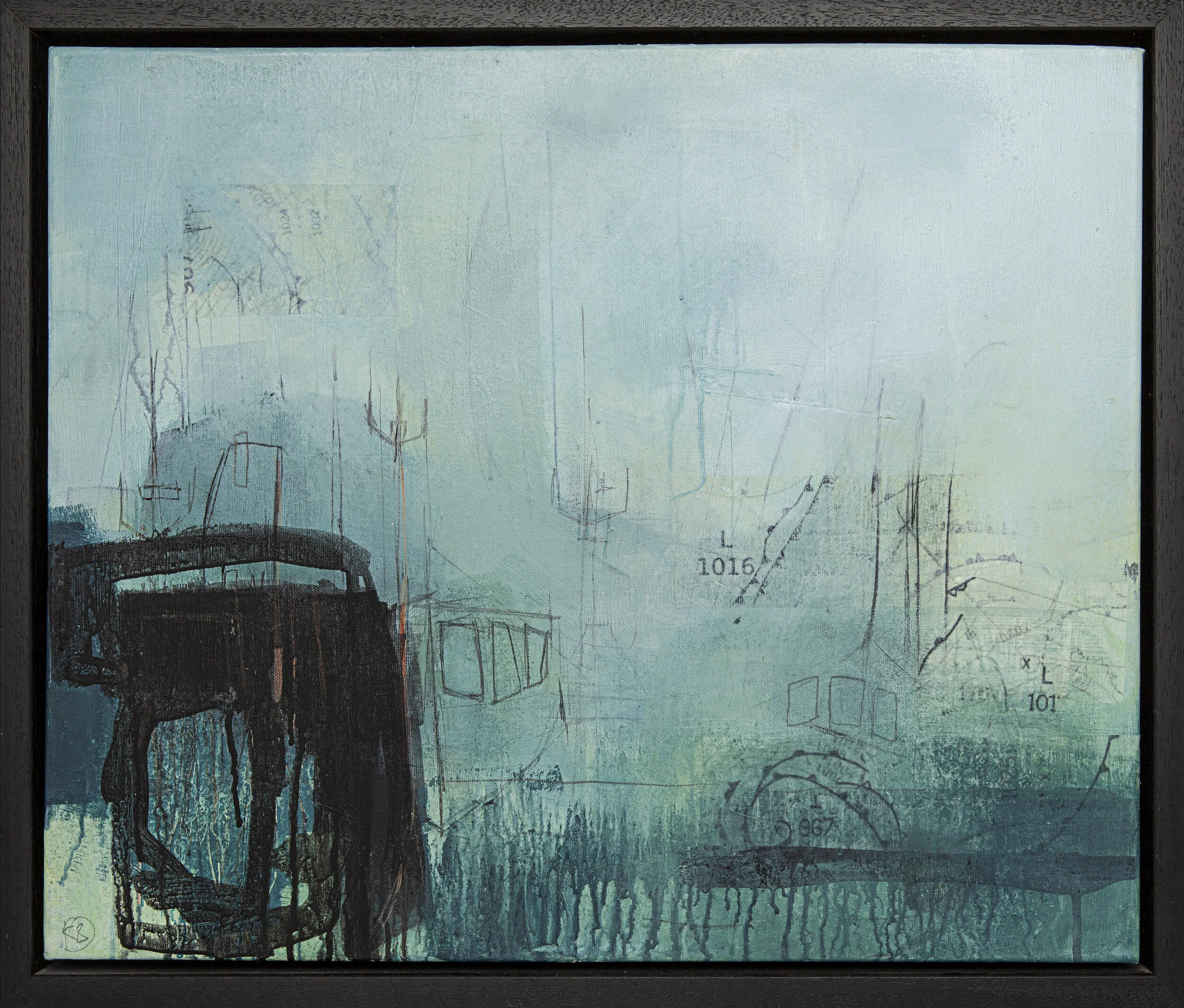 Isobar II | Size (h w d): 56 x 66 cm |  	Price: £750 | framed 