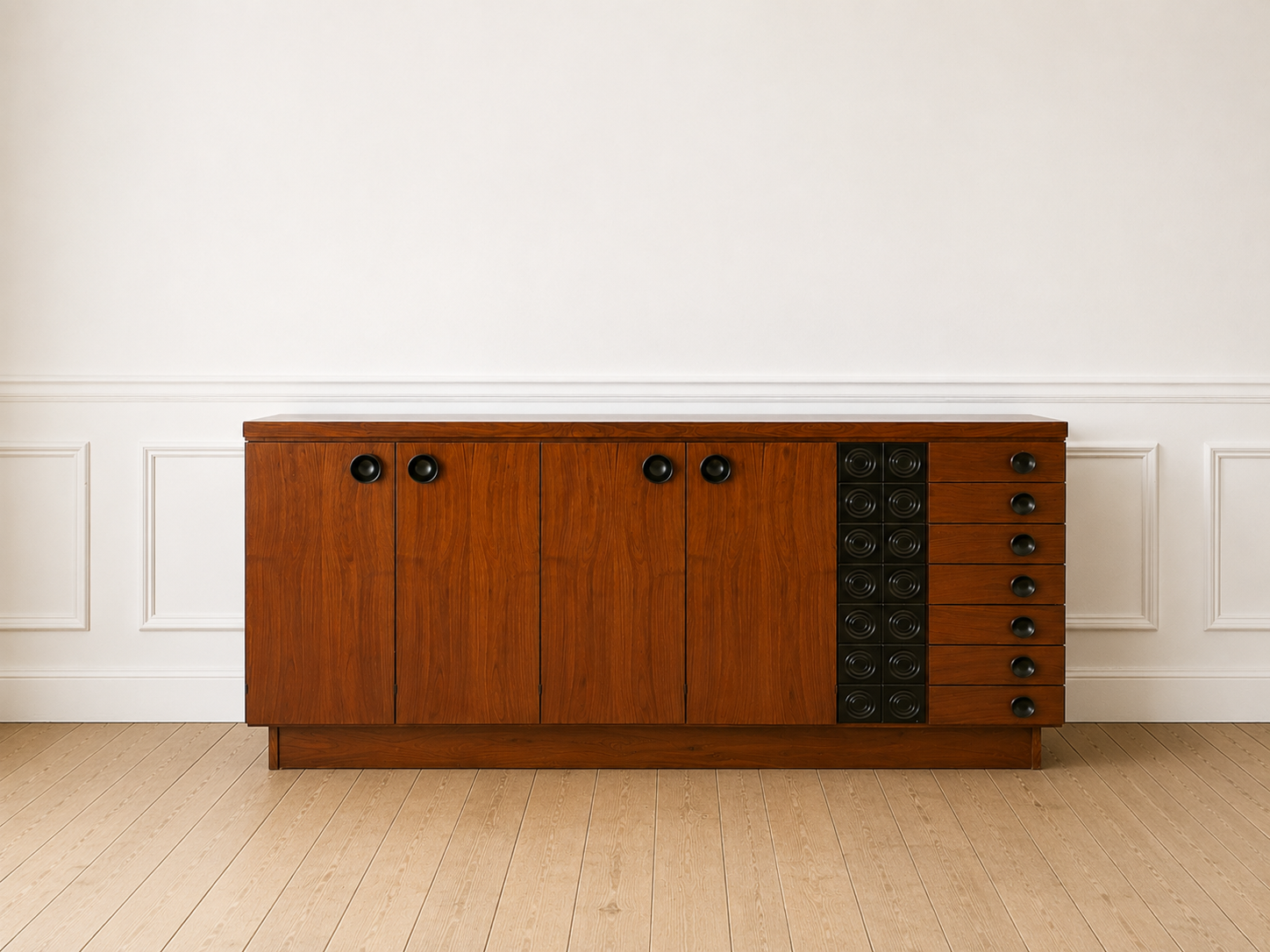 Enfilade 1970, De Coene (250 x 52cm - H 125cm)