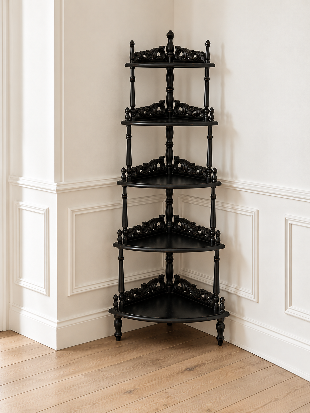 Étagère d'angle Napoléon III (60 - H 145 cm)