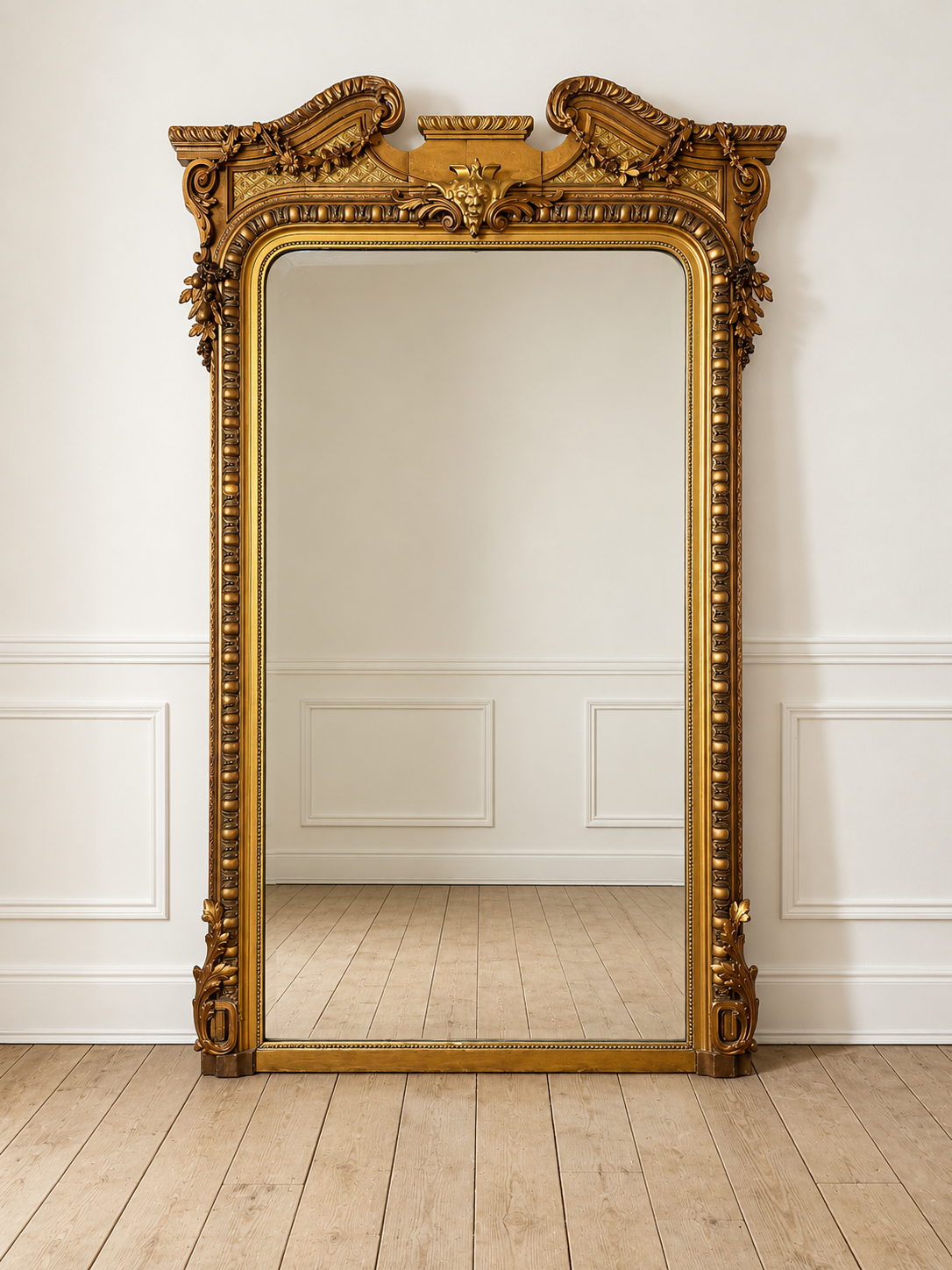 Grand miroir 19ème (135 x H 210 cm)