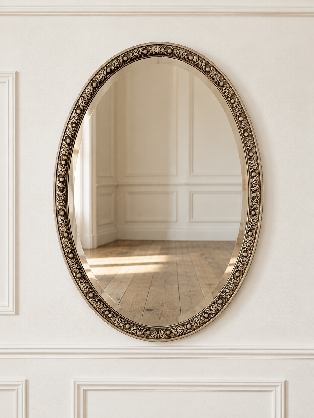 Miroir ovale (75 x H 98 cm)