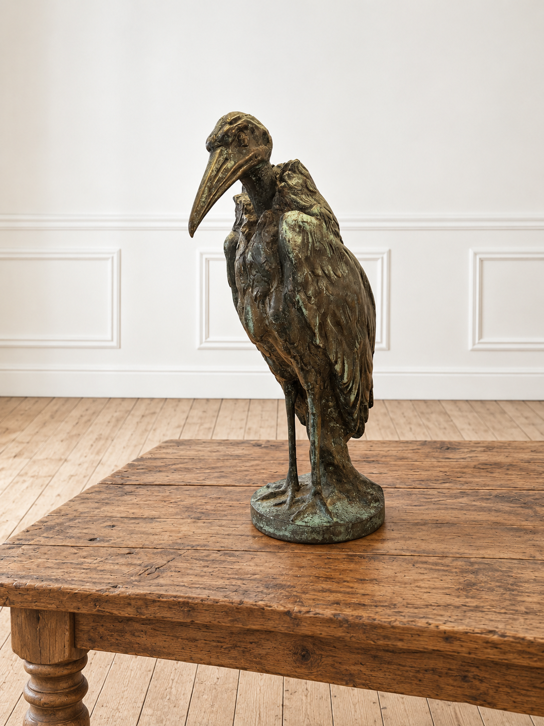 Bronze Jan Vermeulen, "le marabout" (H 50 cm)