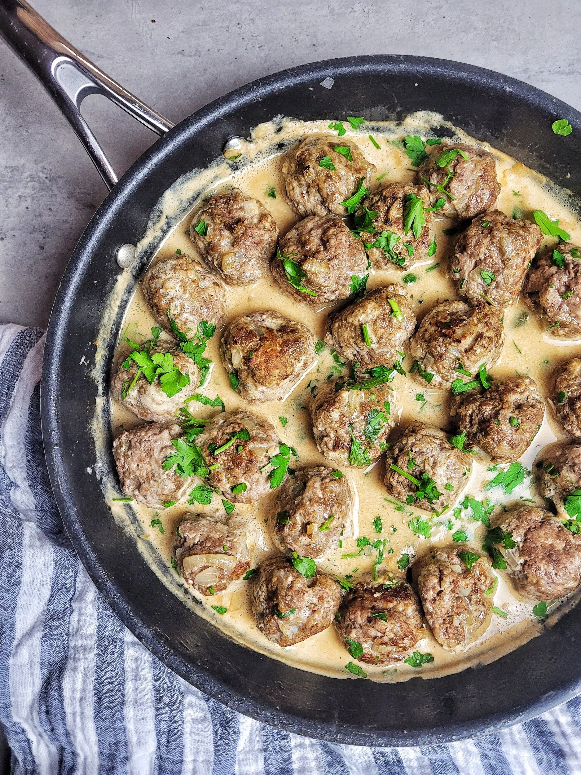 Light sweedish meatballs