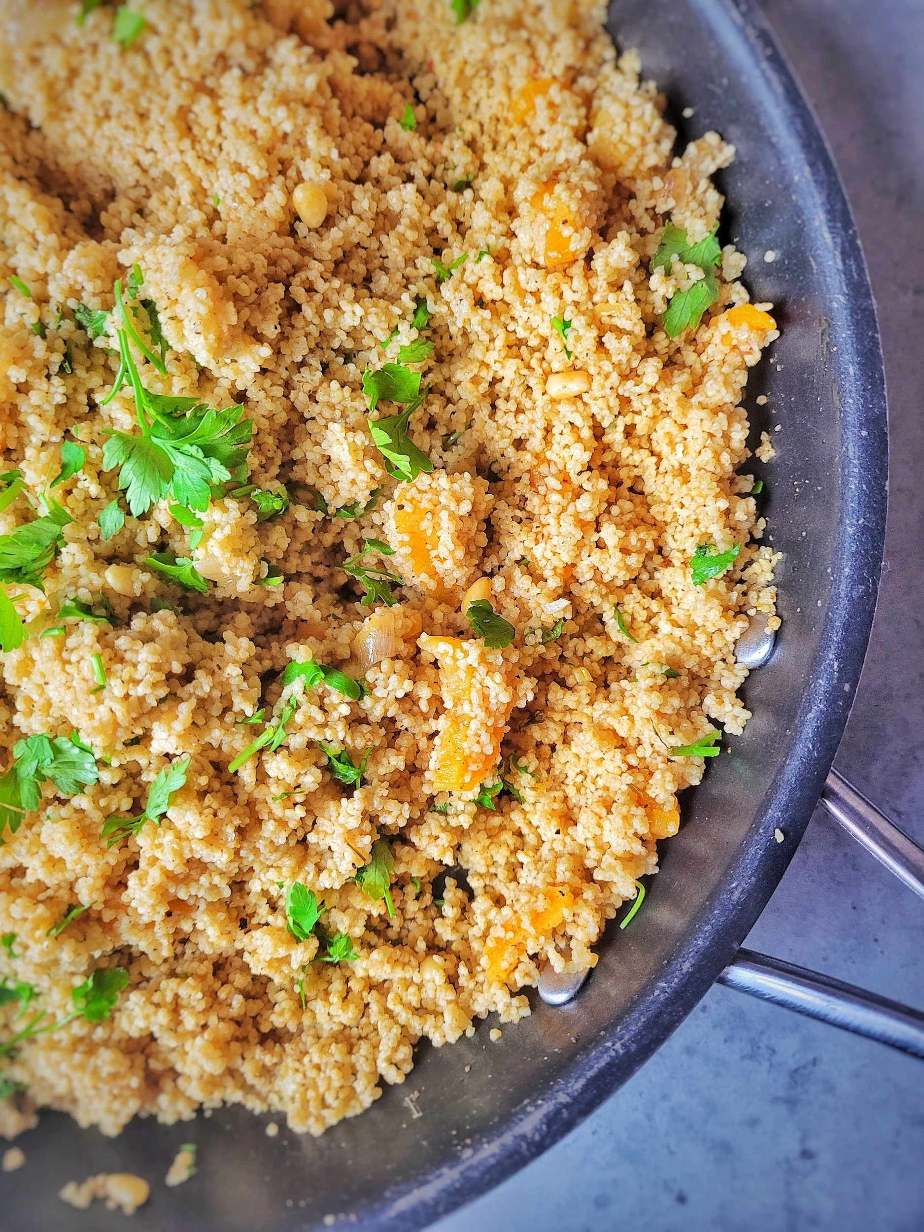 Morrocan apricot wholewheat cous cous
