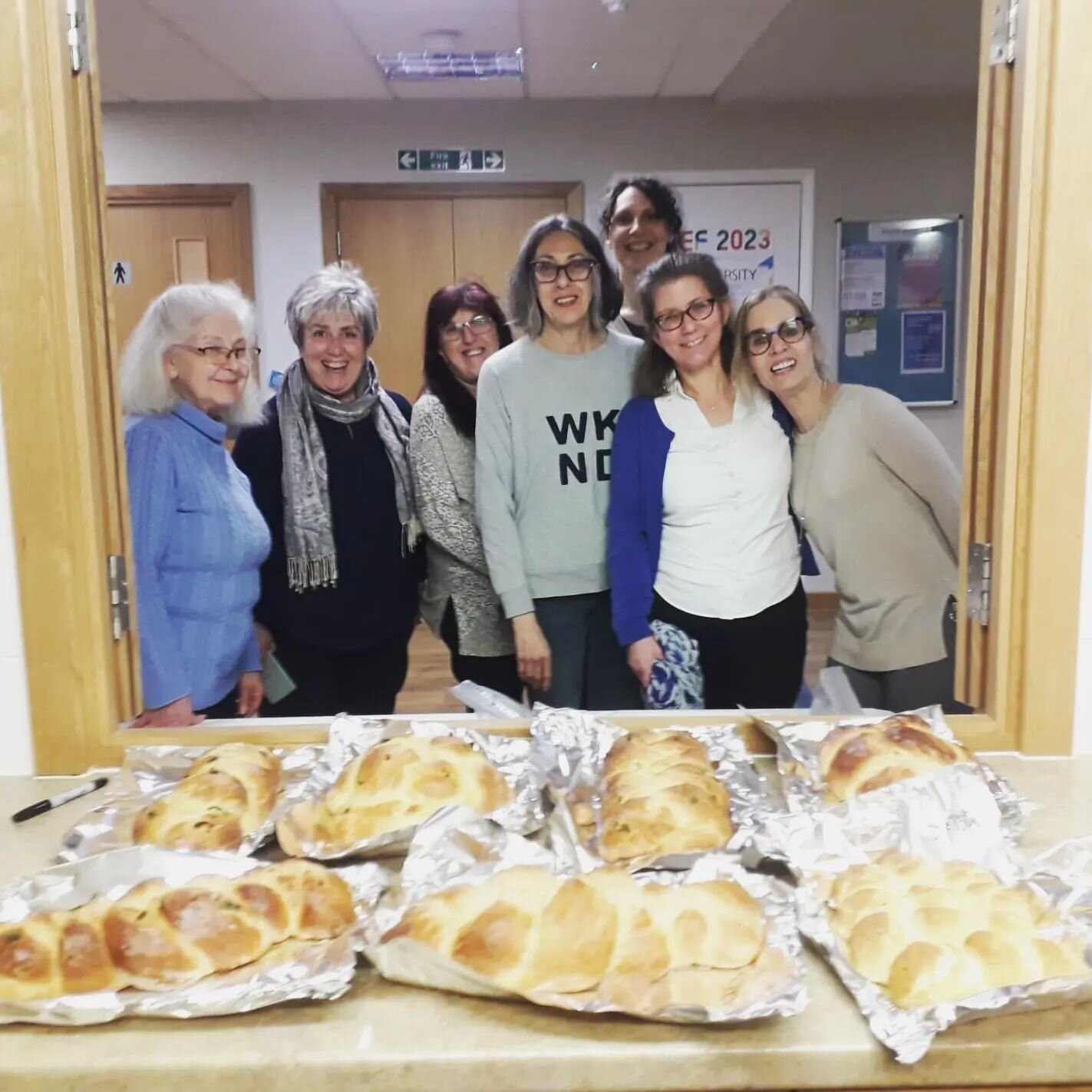 Thanks to our Challah Bakers who came out on a rainy evening to learn and practise making challah! Special thanks to Ruth and Mikayla for leading the session. Some of the challot from the event will be used at our Community Onegs in May, June and Jul