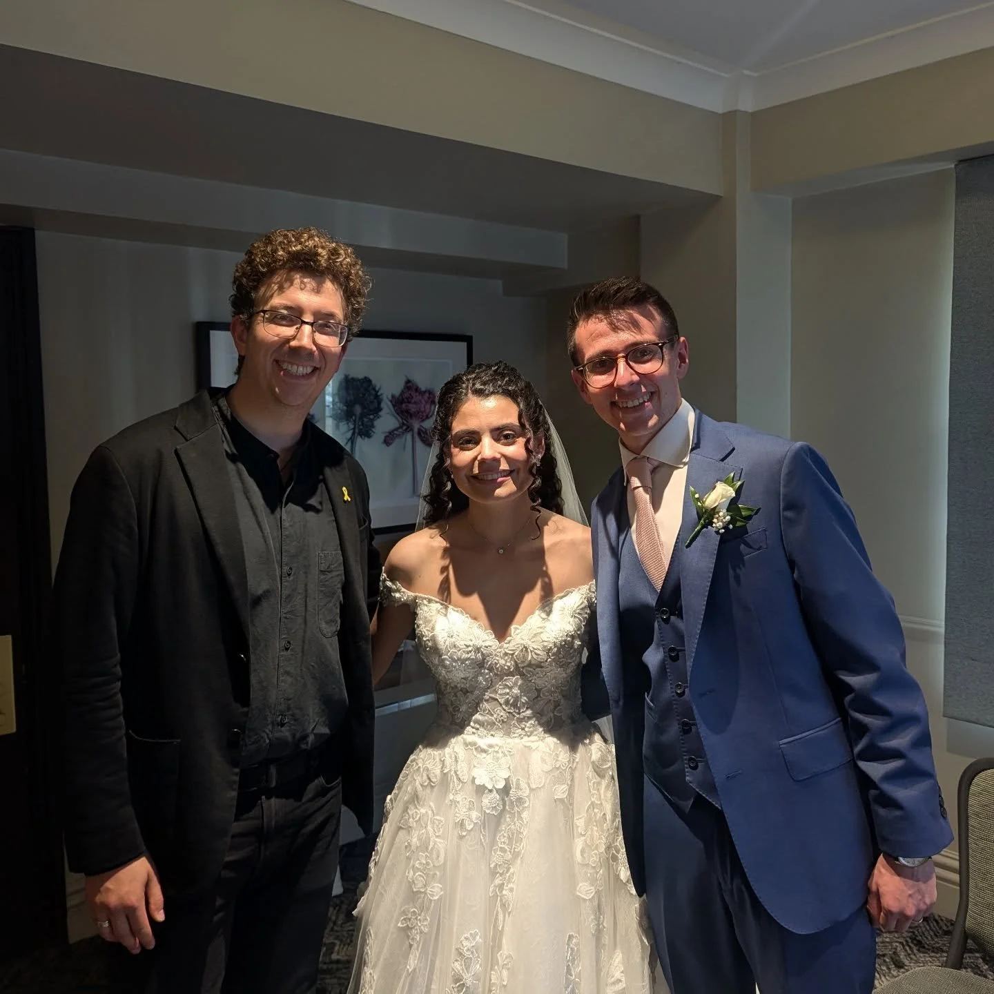 Huge Mazal Tov 🎉 to Ben and Georgia on their wedding this afternoon!