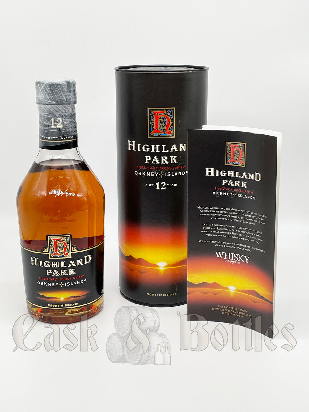 Highland Park 12 Years Old Sunset Label Old Label 40% 1000ml (1