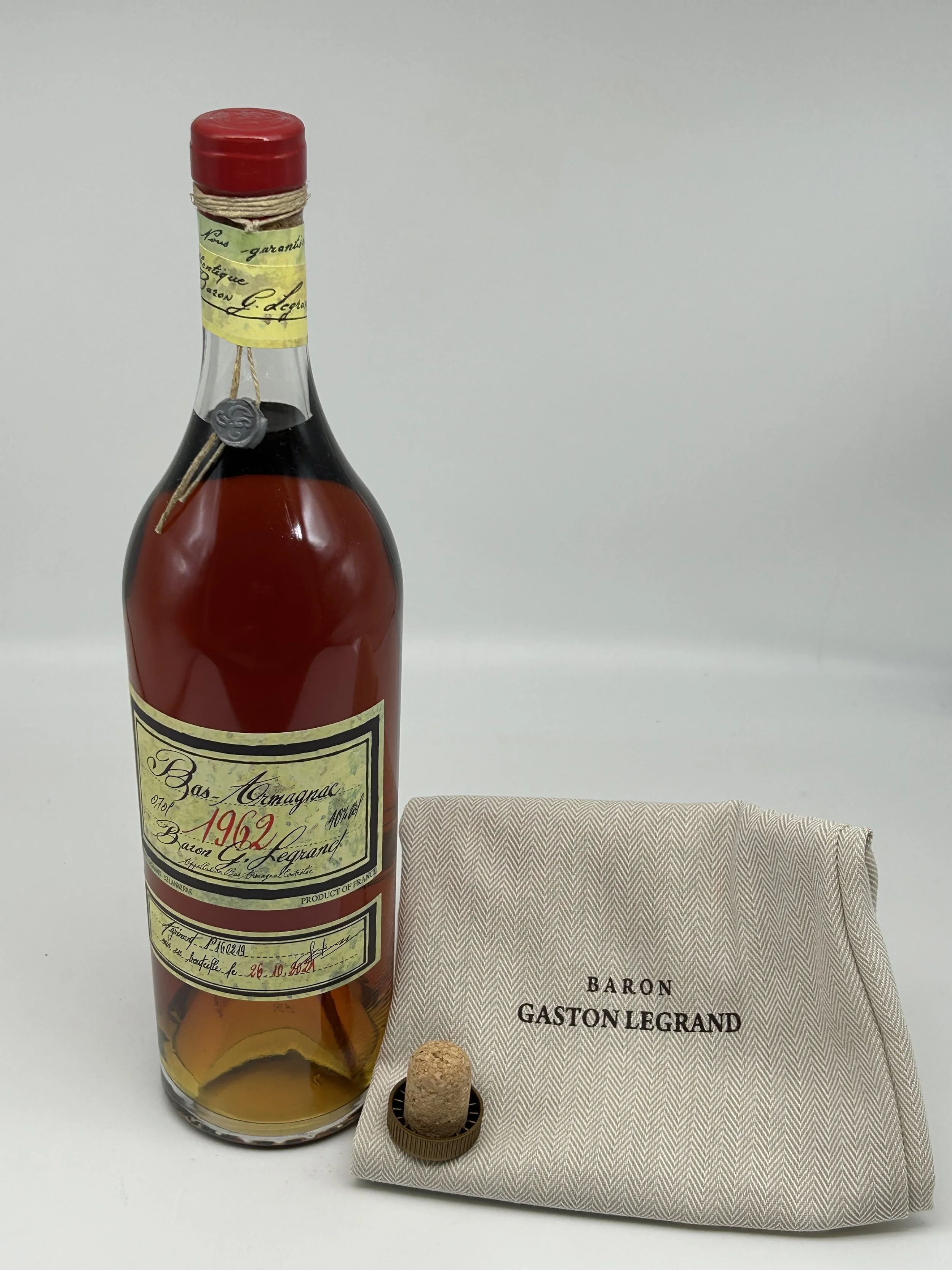 ARMAGNAC BARON GASTON LEGRAND 1962