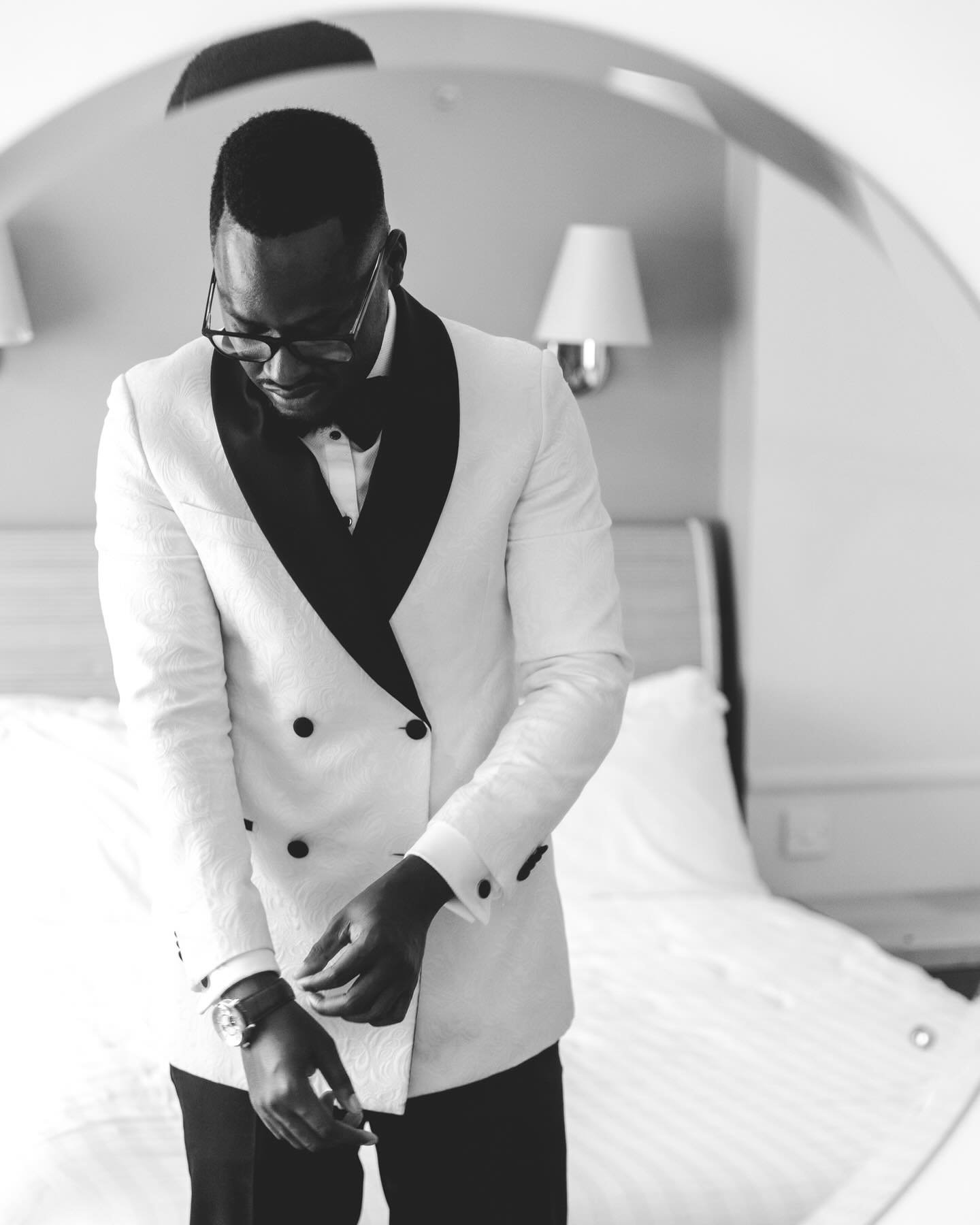 I really enjoy looking at black-and-white photos of grooms getting ready on their wedding day. When I look through my photo galleries, I like to have a mix of both color and black &amp; white photos. 

Today, I have a few things on my to-do list. Fir