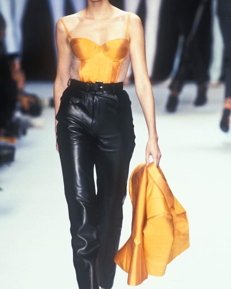 Models 90s - Nadja Auermann at Gianfranco Ferre for Christian Dior