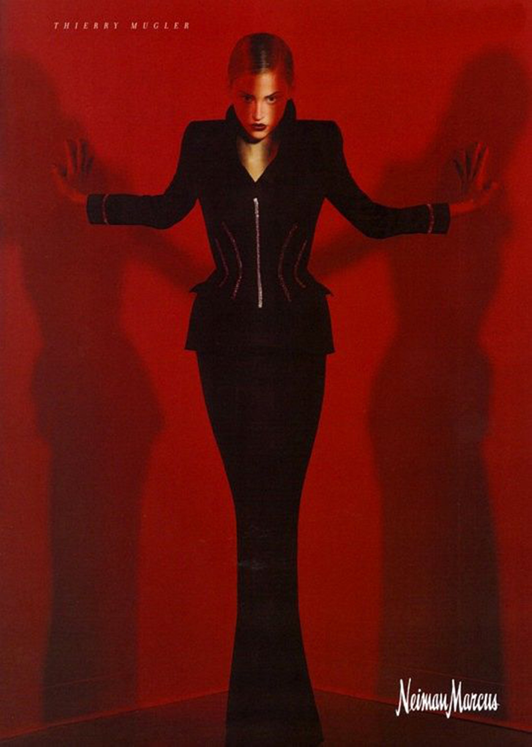 THIERRY MUGLER Rare Archive Iconic F/W 1998 Runway Crystal Blazer Documented by Helmut Newton