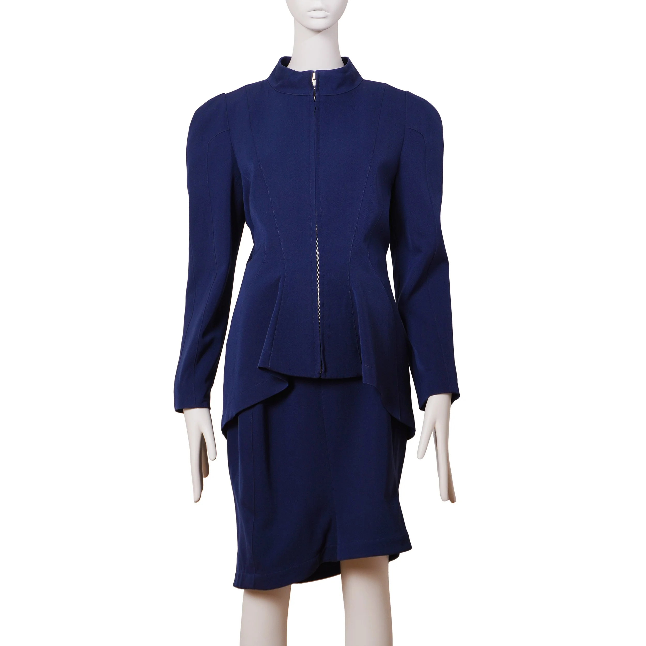 THIERRY MUGLER F/W 1989 Zip Up Power-suit FR42