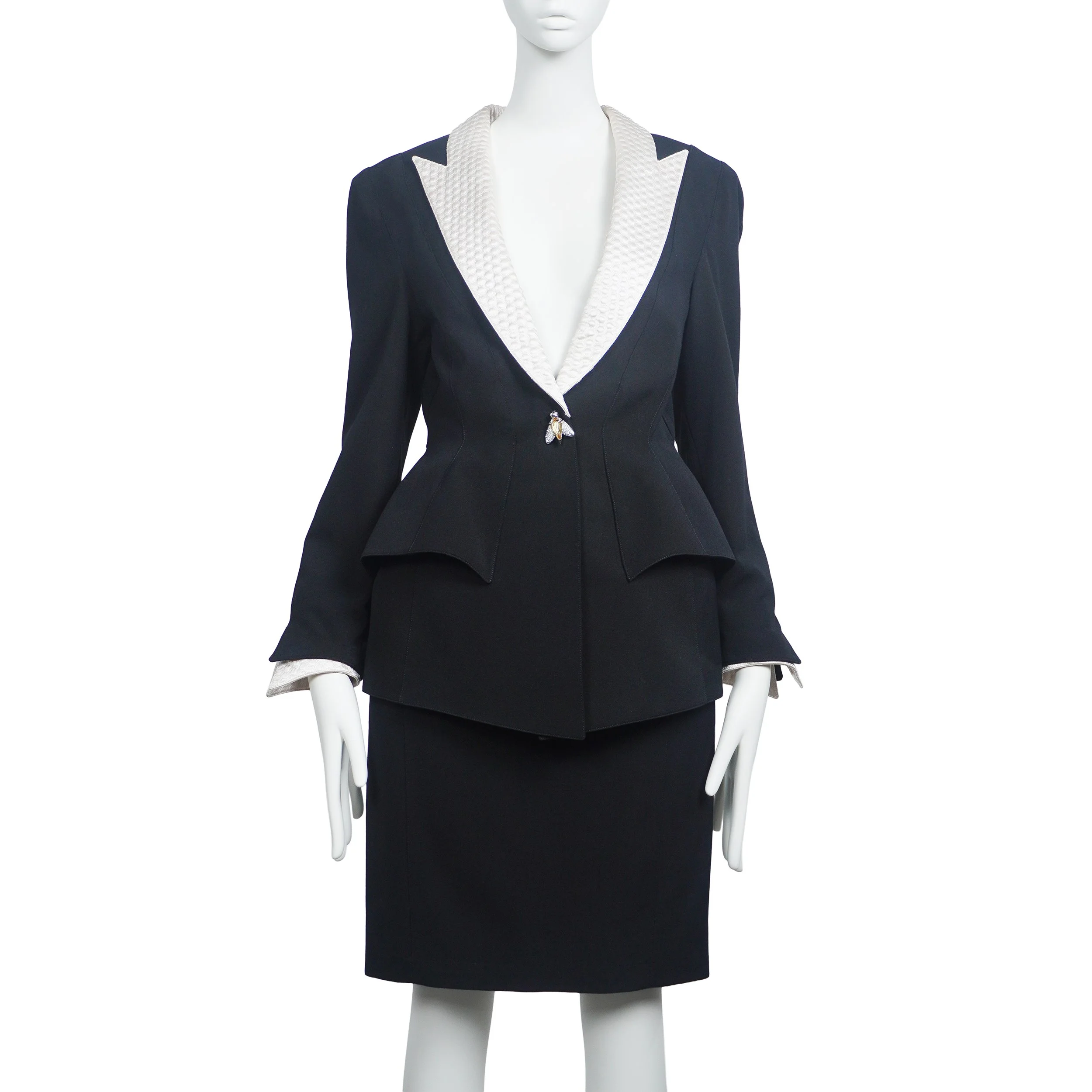 Thierry Mugler S/S 1997 “Les Insectes” Suit with Fly Embellishment FR42