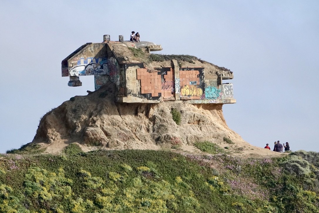 I happened upon this strange structure along the shore of California’s Half Moon Bay (2020).