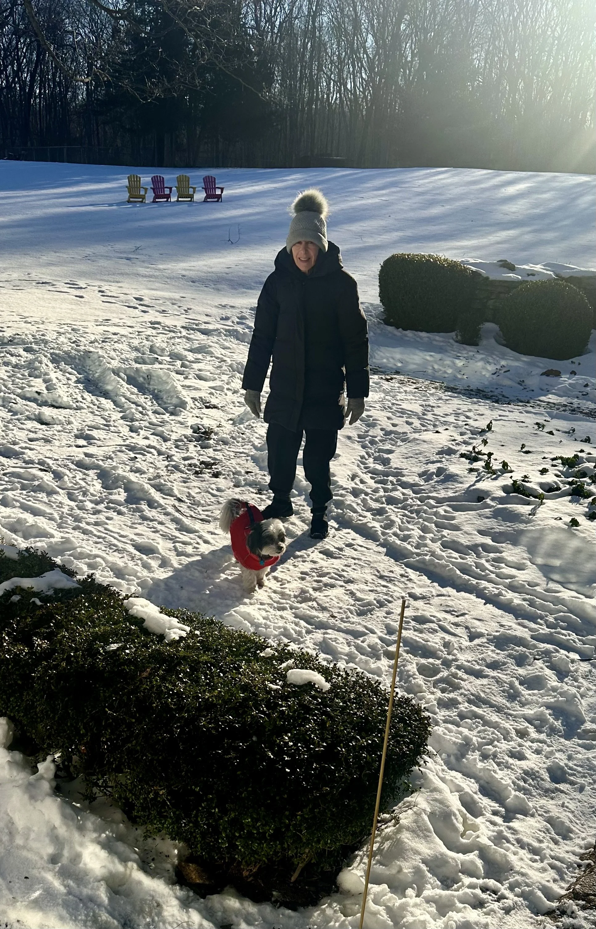  . . . and one of the East Coast’s most fabled doyenne of canines. 