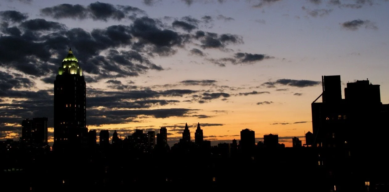  And now, here's what the western sky looked like during the sunsets. 
