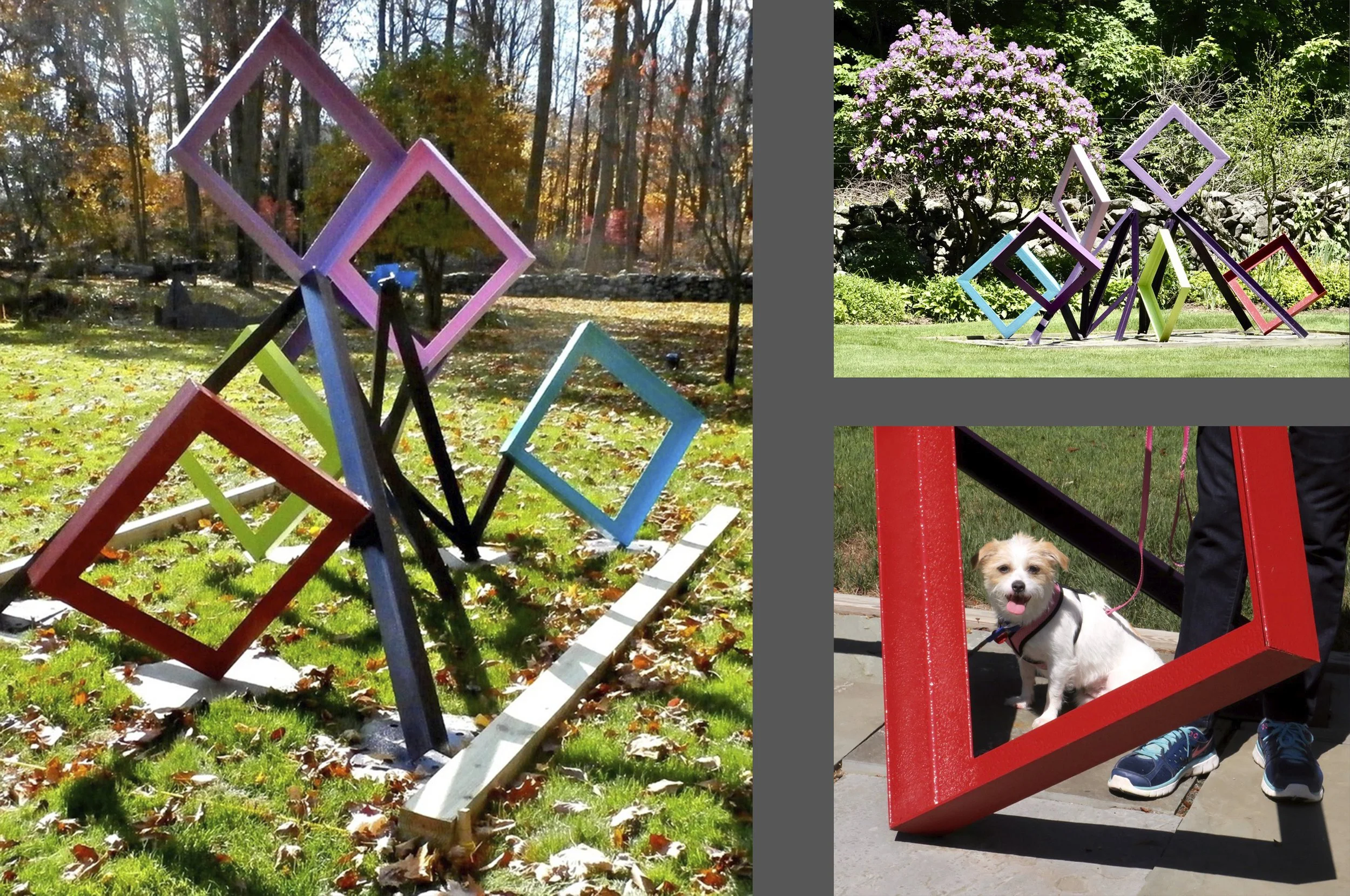  This beloved pet sometimes finds a way into the picture. 