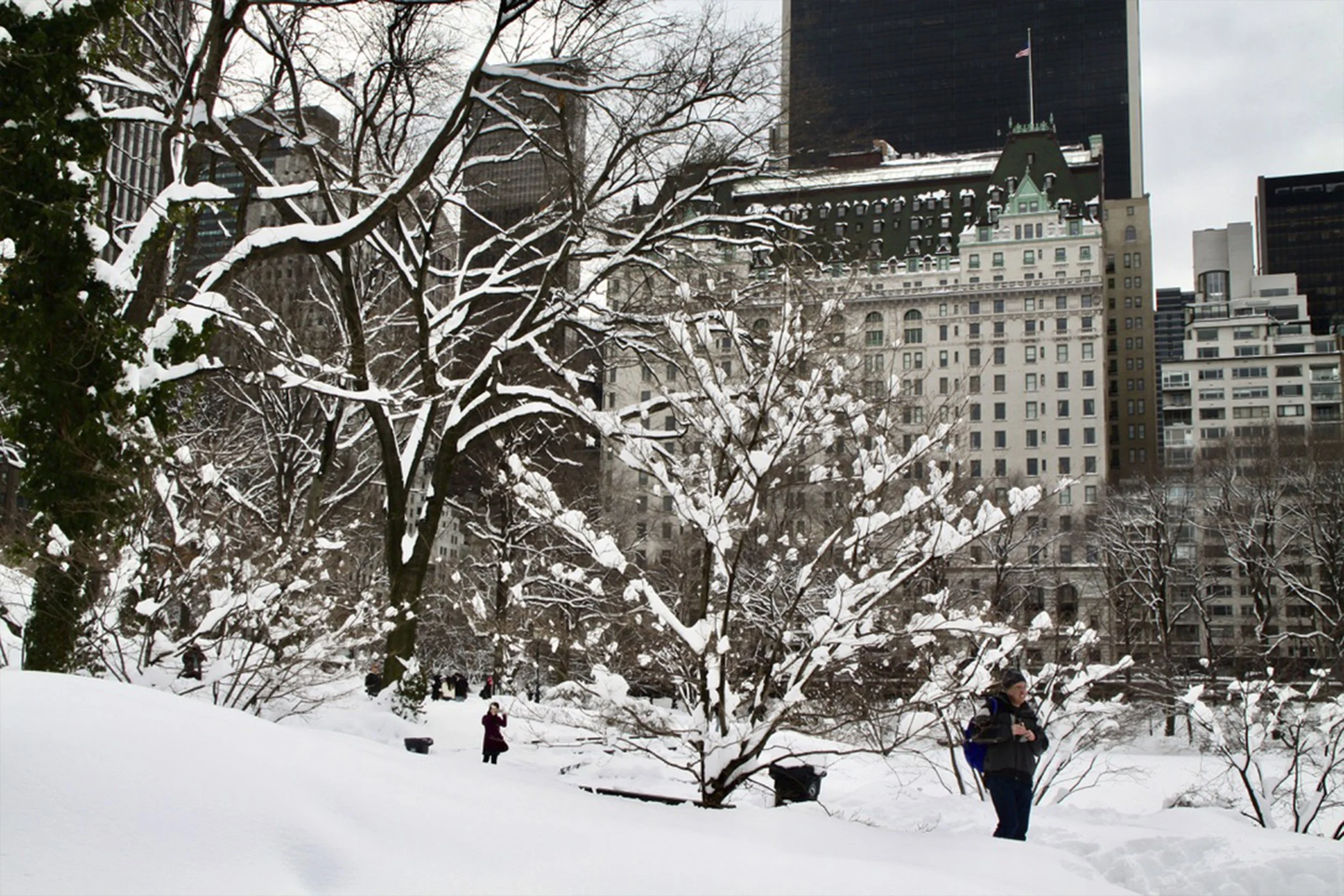  This final view is of the southeastern corner of the Park  looking south toward The Plaza Hotel. 