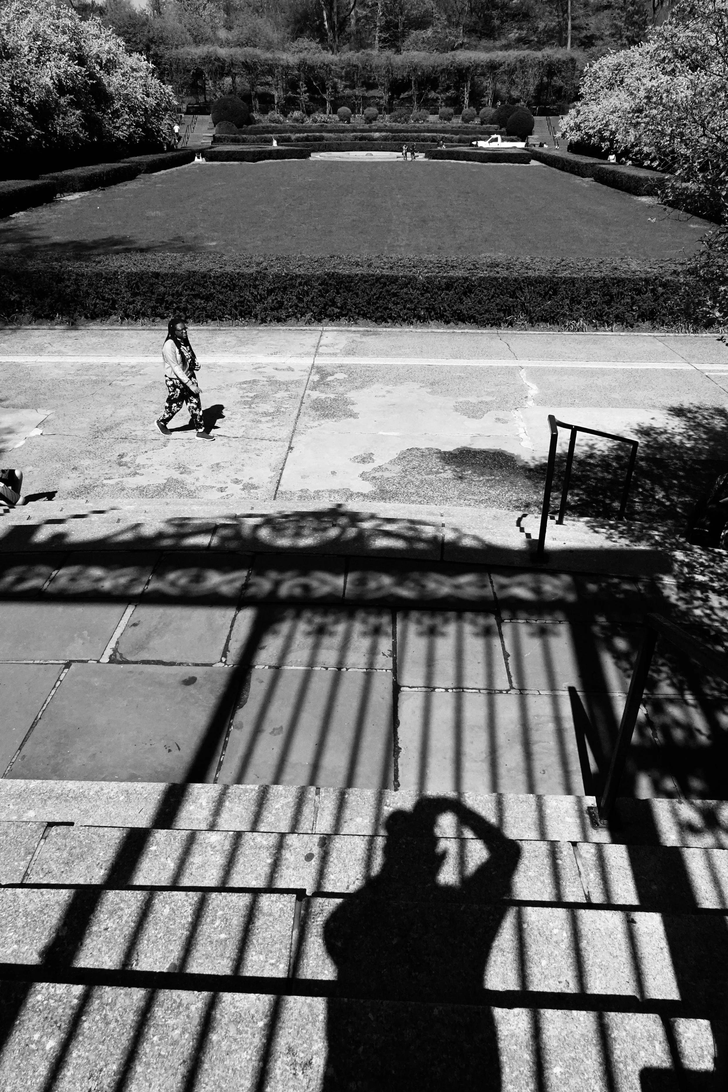  That’s me again, hard at work snapping Central Park's  Conservatory Garden. 