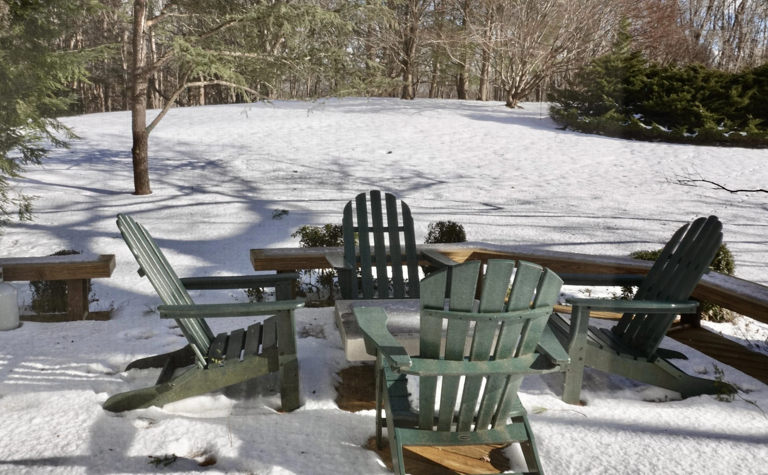  These chairs are ready for occupancy. 