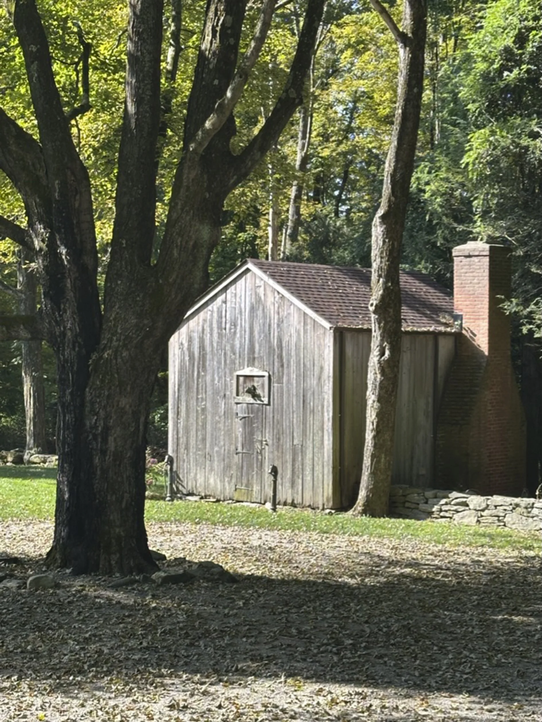 This is the only such structure on our property, in which we store some old stuff.