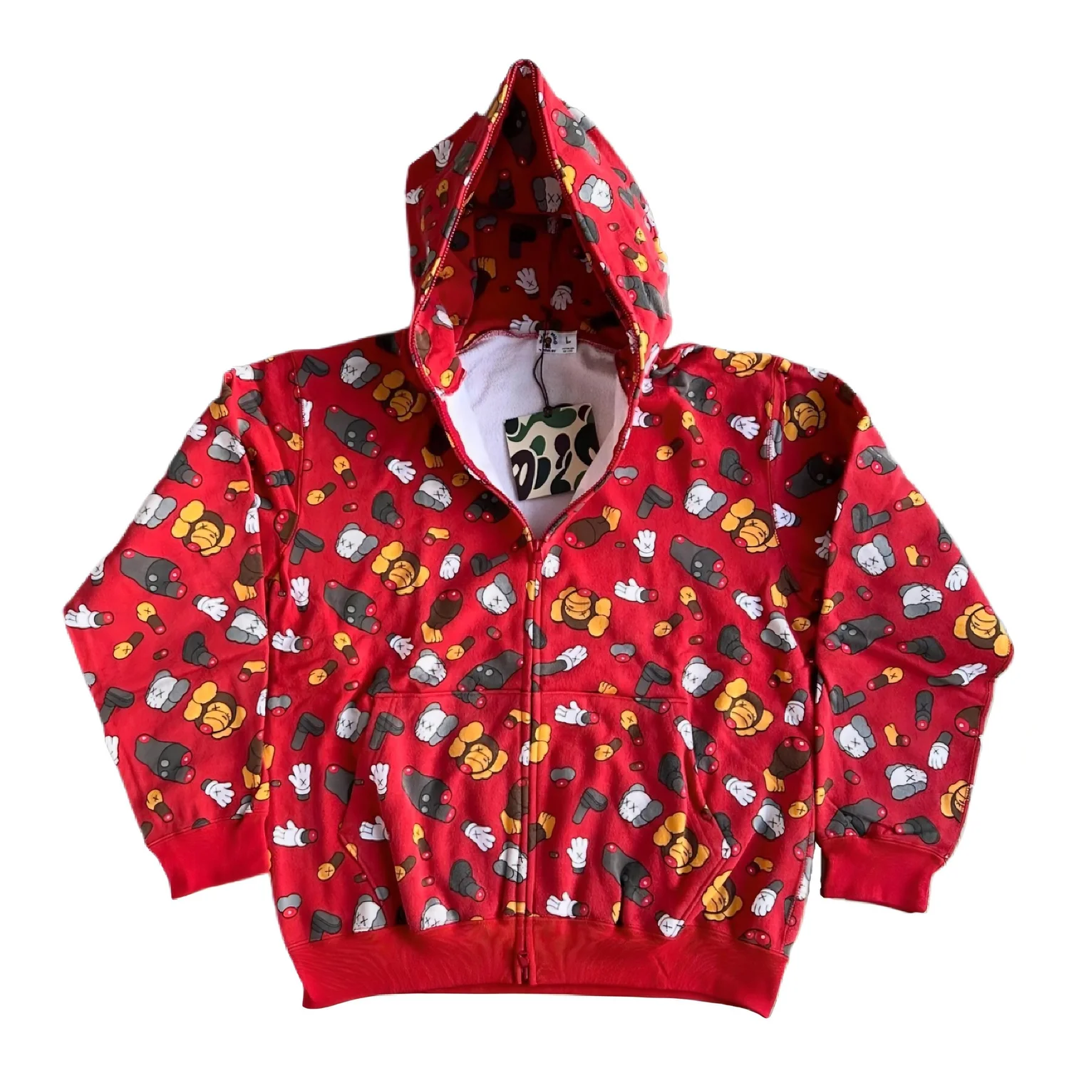 A BATHING APE/BABY MILO X KAWS DISSECTED FULLZIP — COLLECTIVE MILO