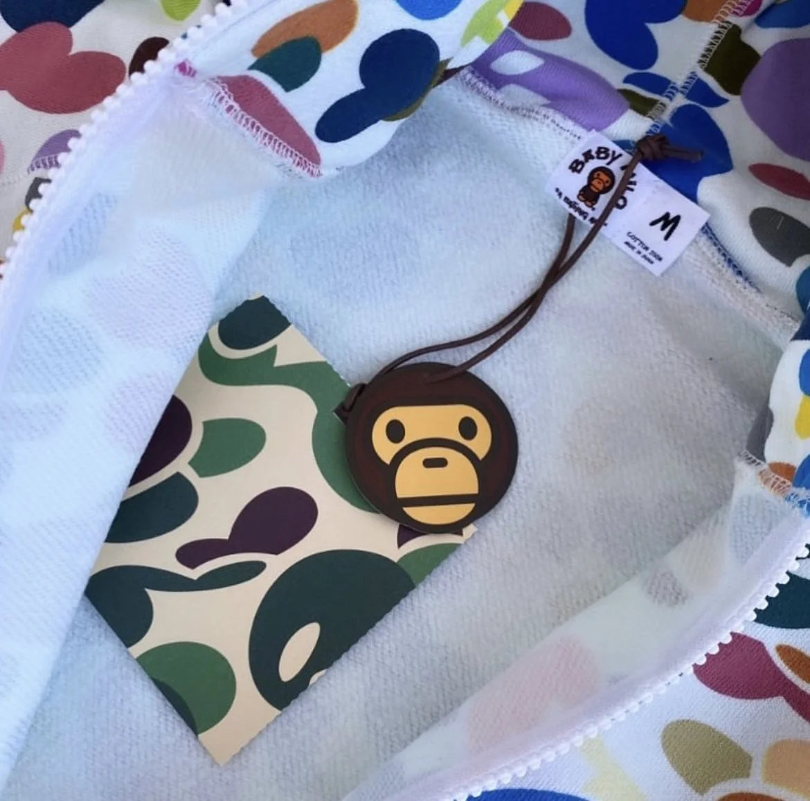 A BATHING APE Baby Milo Multi Camo パーカー BAPE Milo Multi camo Full Zip Hoodie a bathing ape NIGO Size