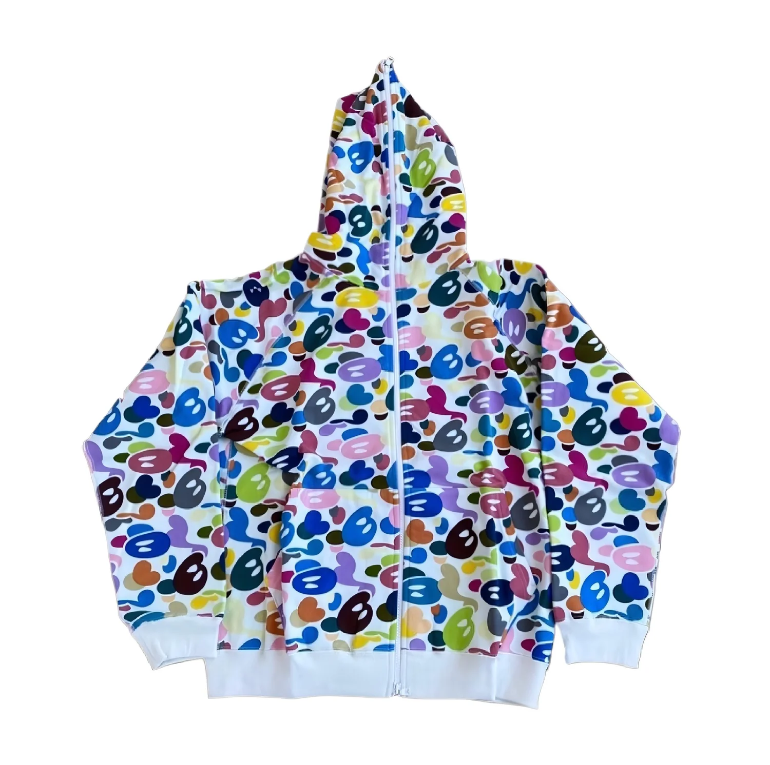 A BATHING APE/BABY MILO MULTI CAMO FULLZIP — COLLECTIVE MILO
