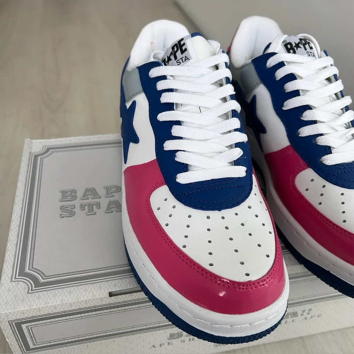 In Fall/Winter of 2009, A Bathing Ape produced a series of colorways of their Bapesta sneakers exclusively for 13 cities across the globe that exhibit their brand. 

The cities that were part of this release were Yokohama, Kanazawa, Shizuoka, Aoyama,