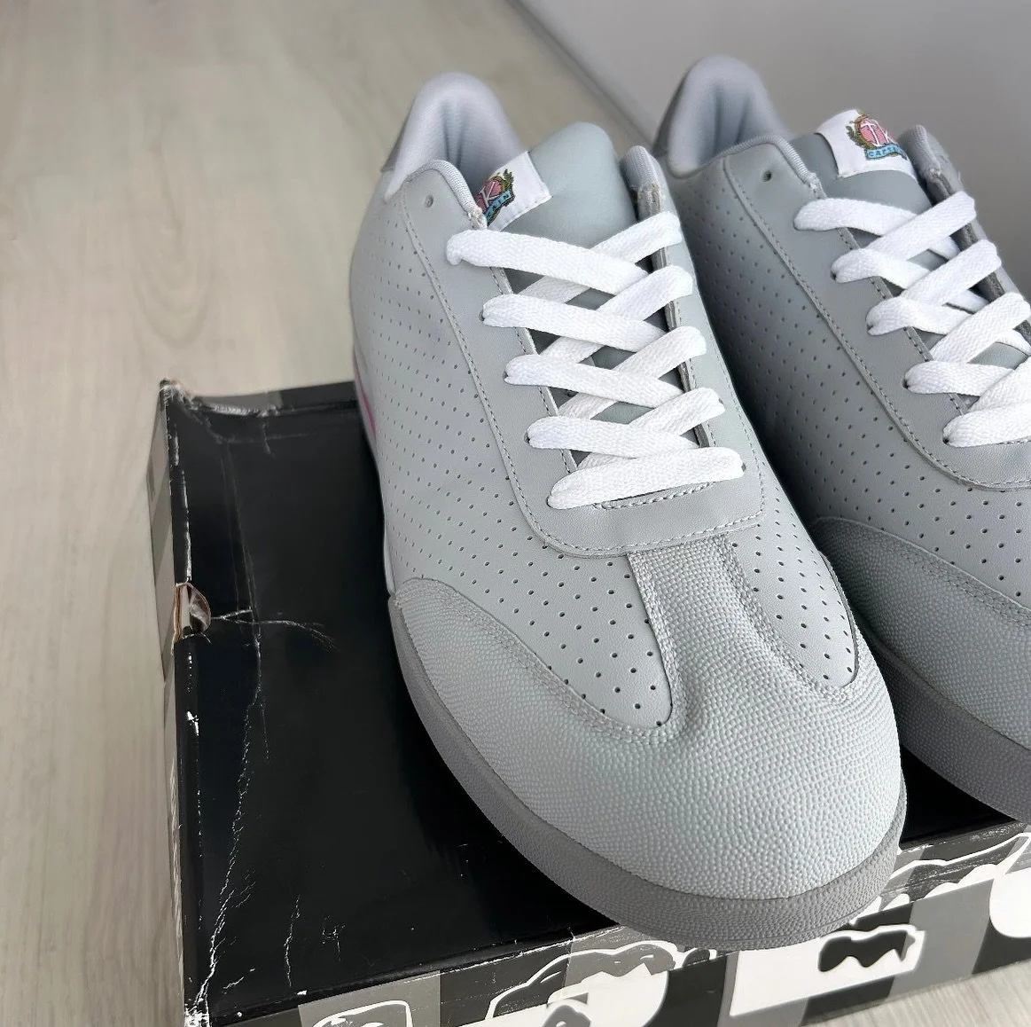 On display is a TK exclusive Reebok X BBC/ICE CREAM Boardflip 🍦

Terry Kennedy (born May 27, 1985) is an American skateboarder from Long Beach, California. 

Also known as TK and Compton-Ass Terry.

He was sponsored by well known brands like Baker S