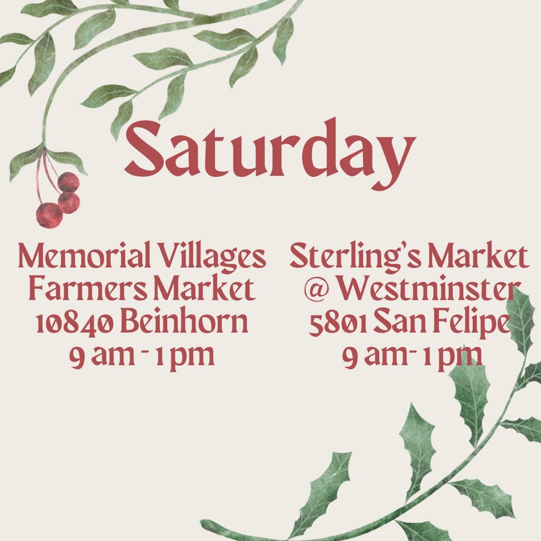 At both markets! Come see us! 🎄🎅🏻&hearts;️