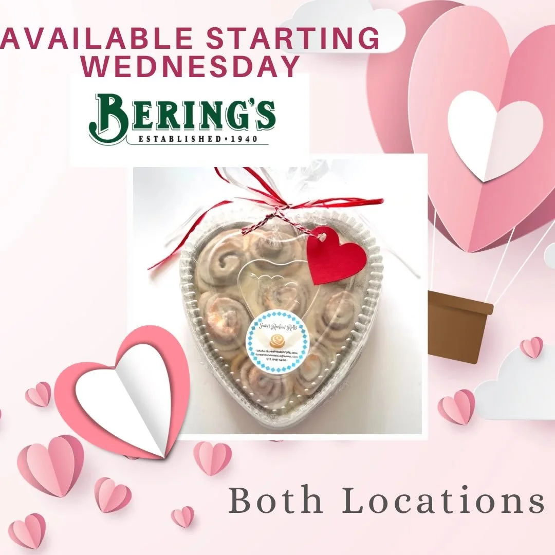 HEART PAN CINNAMON ROLLS! They are back and available @beringshardware starting Wednesday, February 12th! Such a great little something to drop off to friends, teachers, co-workers, family, neighbors or the special love ones in your life! Happy Valen