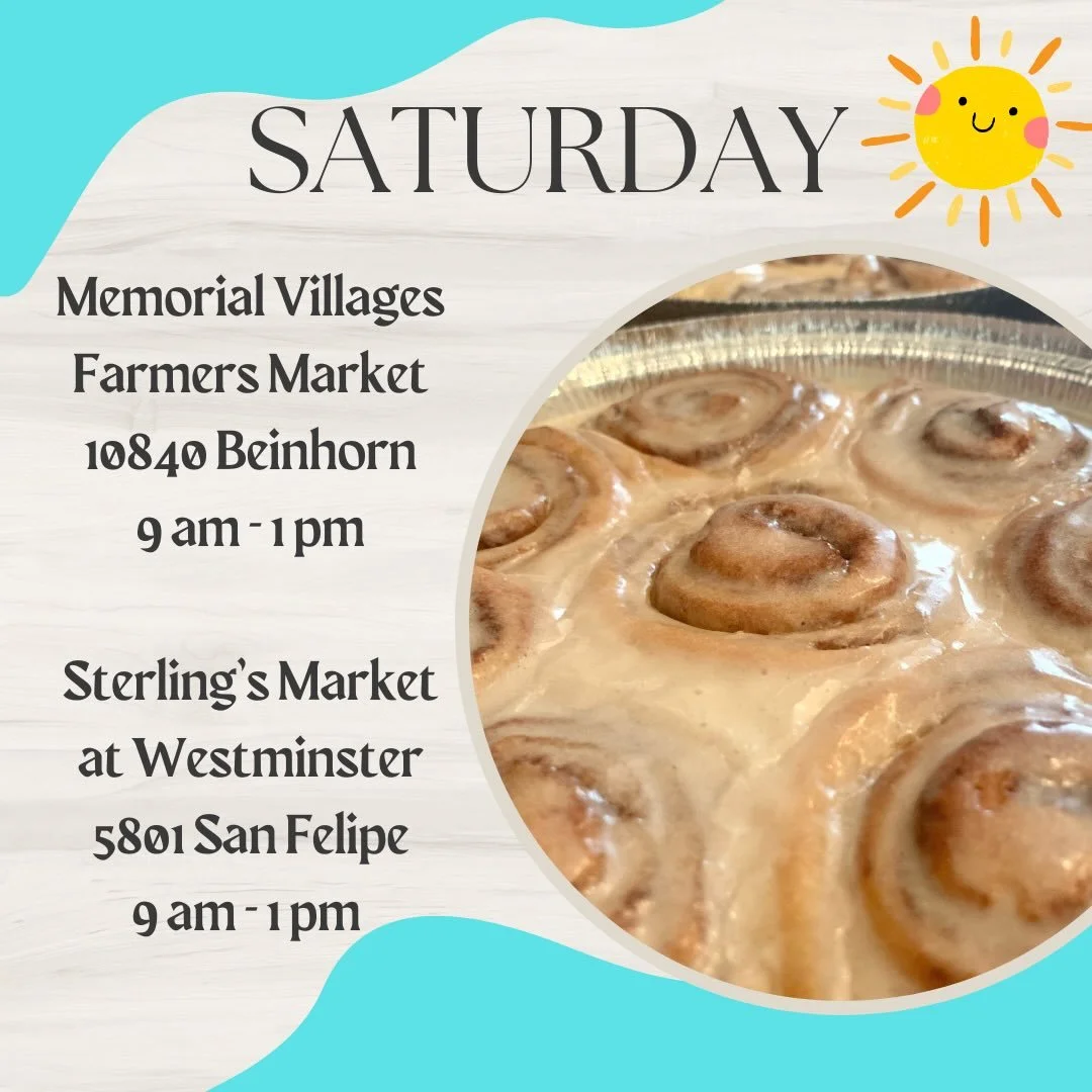 Spring Break is here! If you are headed to the beach, the lake, the mountains or having a staycation, come grab some of your favorites to take along! We will be at both markets Saturday! See you there! 

#sweetrockinrolls #cinnamonrolls #kolache #chi